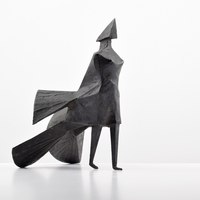 Lynn Chadwick Walking Woman Bronze Sculpture - Sold for $104,000 on 02-08-2020 (Lot 115).jpg